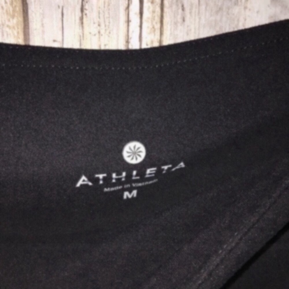 Athleta Black Basic Stretch Leggings - Picture 2 of 4
